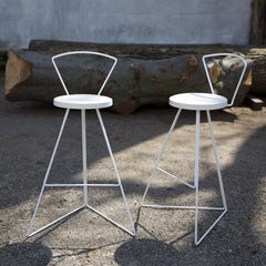 The Coleman Stool with Backrest