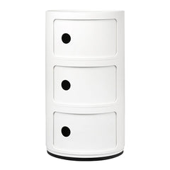 Componibili Round 3 Door Storage Tower