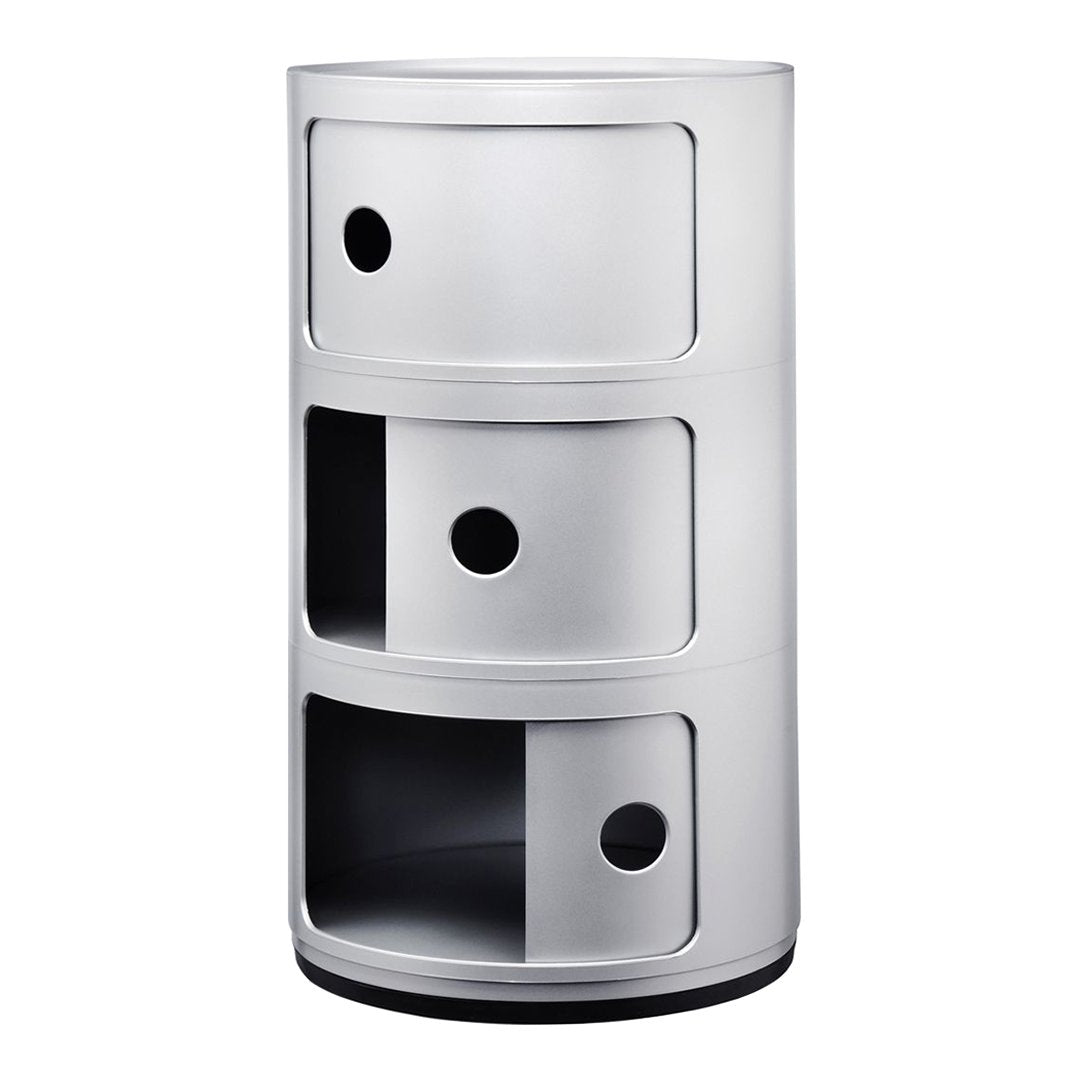 Componibili Round 3 Door Storage Tower