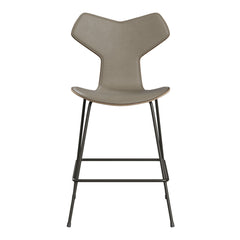 Grand Prix Counter Chair 3138 - Clear Lacquered - Front Upholstered