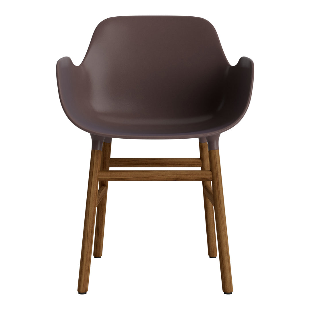 Form Armchair - Wood Legs