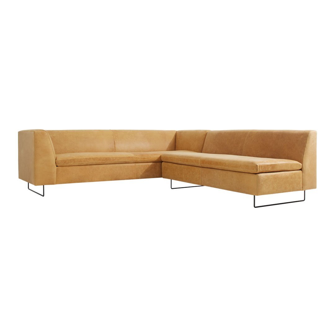 Bonnie & Clyde Leather Sectional Sofa