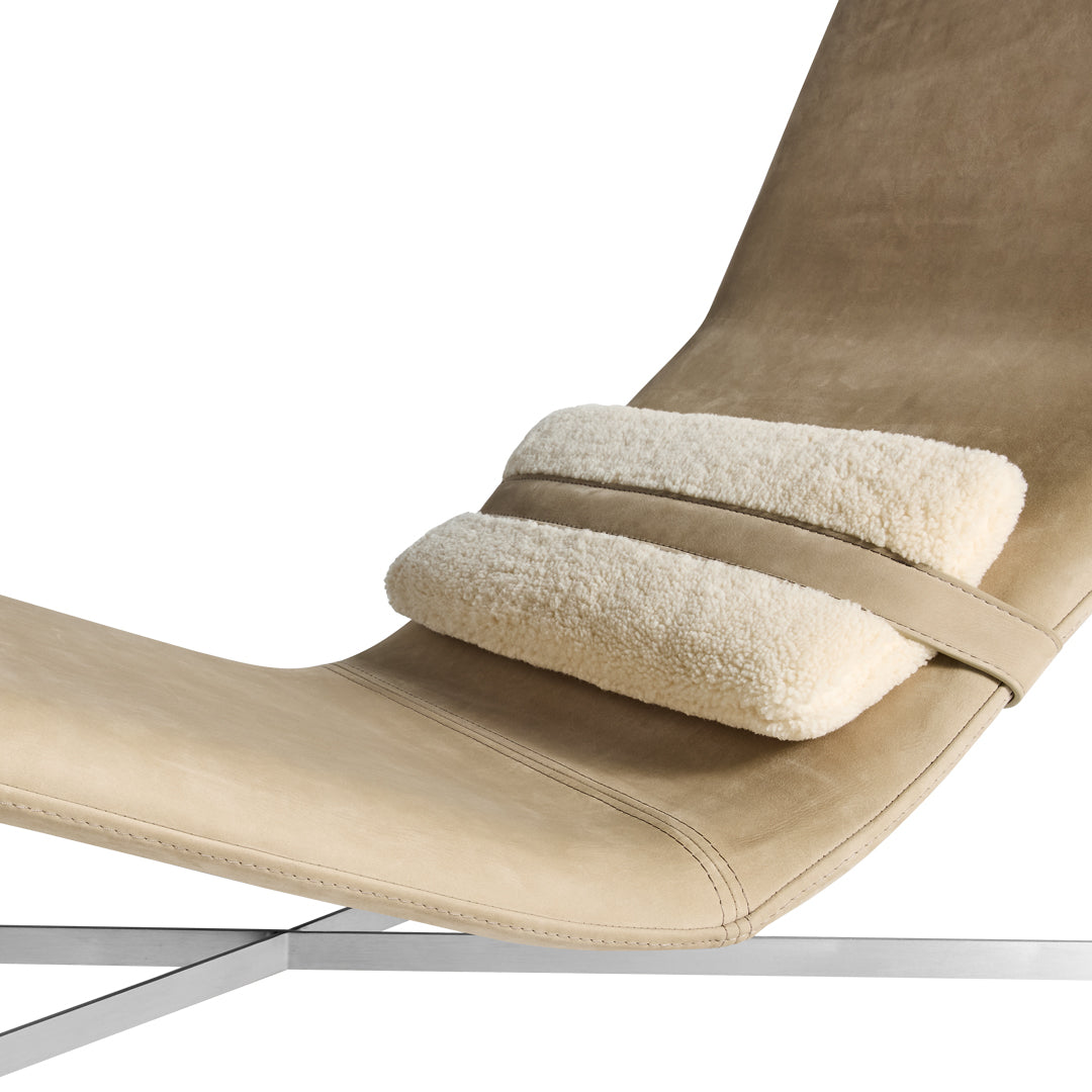 Deep Thoughts Leather Chaise Lounge Chair