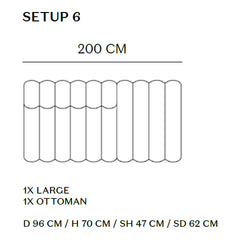 Studio Modular Sofa - Setup 6