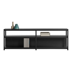 Open Plan Long and Low Bookcase