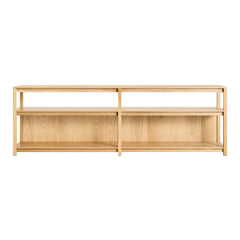 Open Plan Long and Low Bookcase