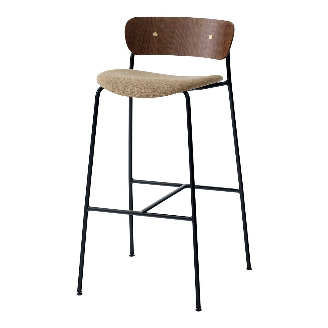 andTradition Pavilion AV10 Bar Stool - Seat Upholstered by