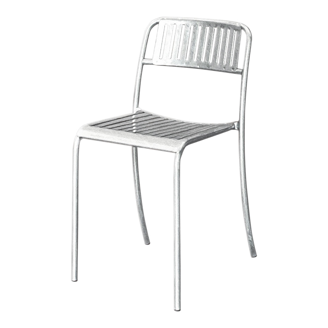 Tolix PATIO Outdoor Galvanized Slatted Chair by Pauline Deltour ...