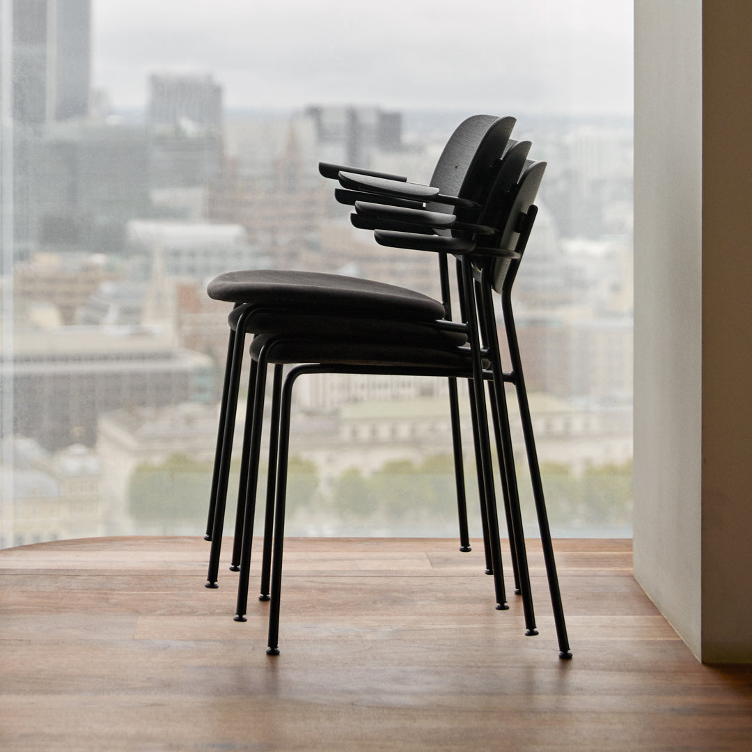 Co Dining Chair w/ Armrests - Seat Upholstered